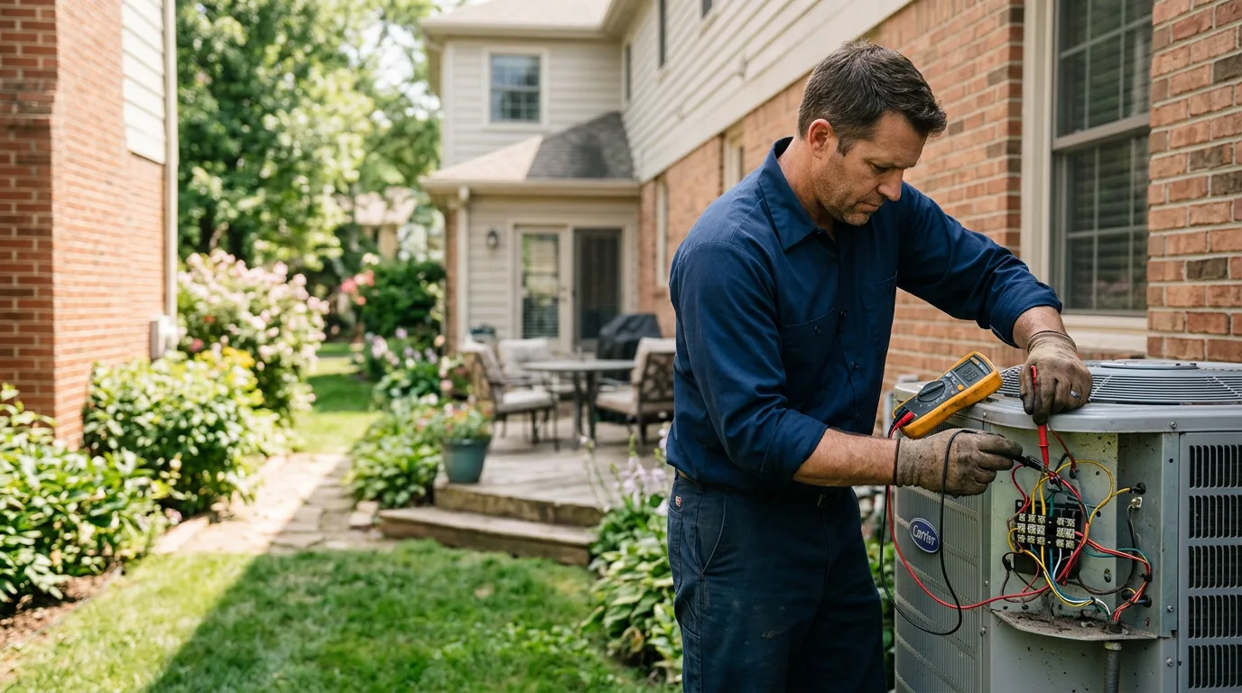 HVAC technician working near Payneville, KY